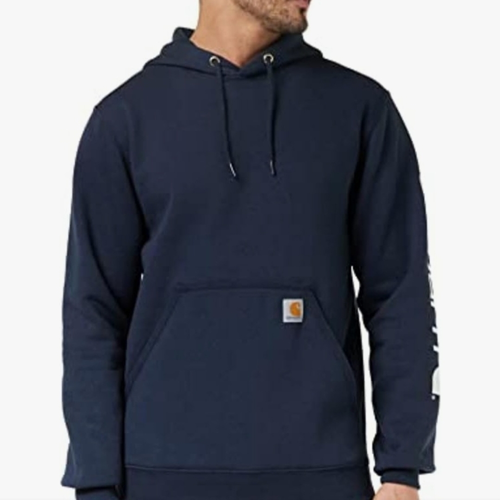 Carhartt Men's Navy Hoodie